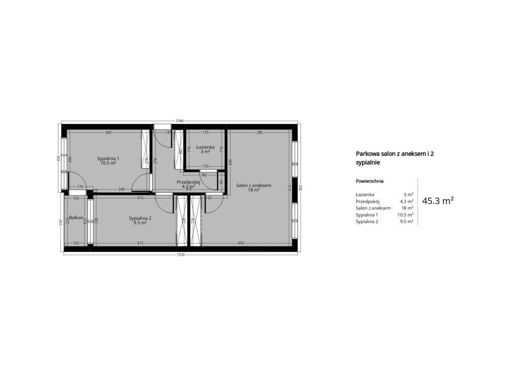 Rozkładowe 2 pok (możliwe 3) z balkonem blisko WSM-14