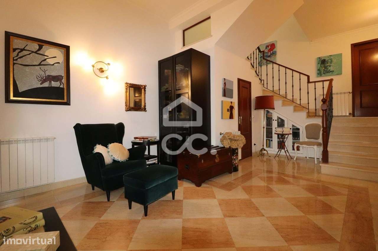 Moradia T5 nos Carvalhais com jardim, piscina e campo de jogos. - Grande imagem: 5/30