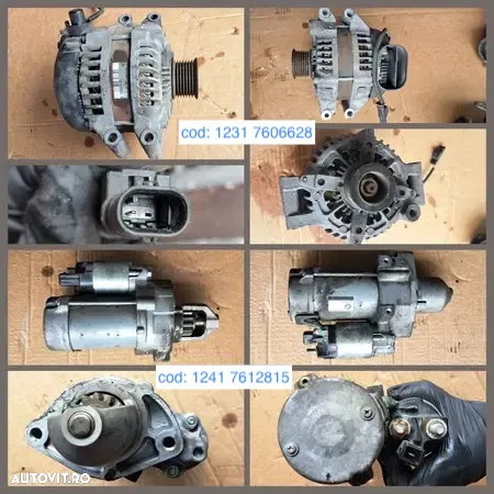 -1- Anexe motor bmw 750 ix 2014 F01 compresor pompa tandem alternator electromotor galerie evacuare admisie - 3