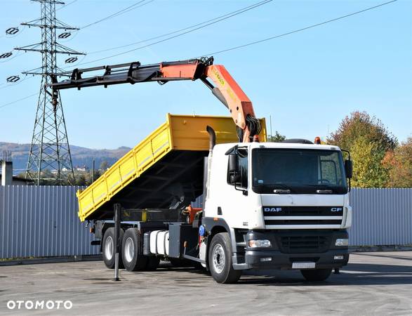 DAF CF 85.430 Wywrotka 6,40m + PK 18500/PILOT *6x4 - 2