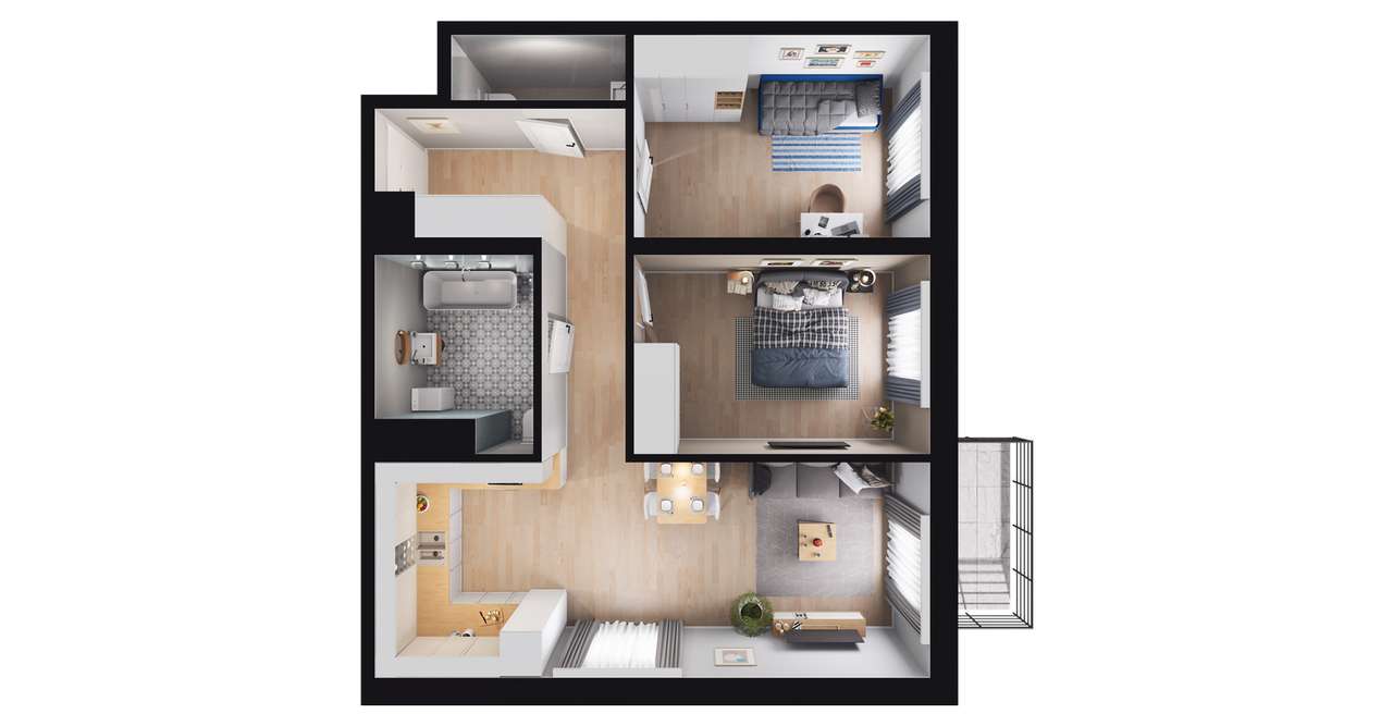 Dworzysko Park | nowe mieszkanie D_079 - Pełny obrazek: 3/9