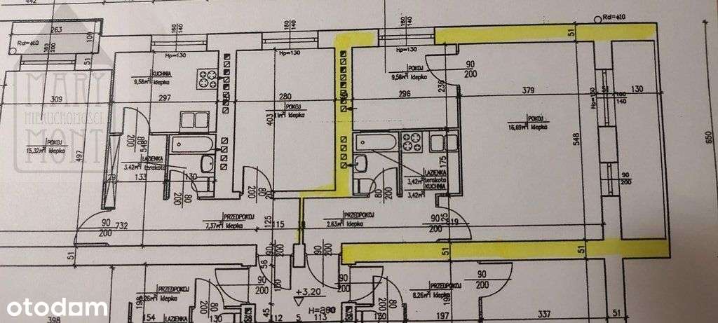 2 pokoje z dużym balkonem w kamienicy St. Bielany-14