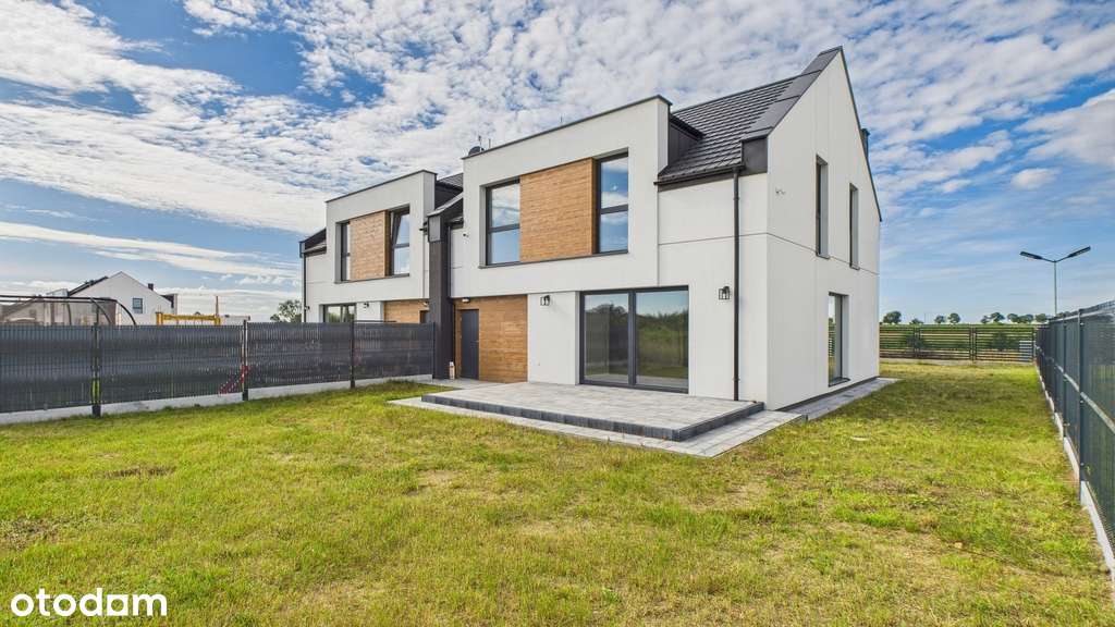Nowy Bliźniak 157 m² z Dużym Ogrodem