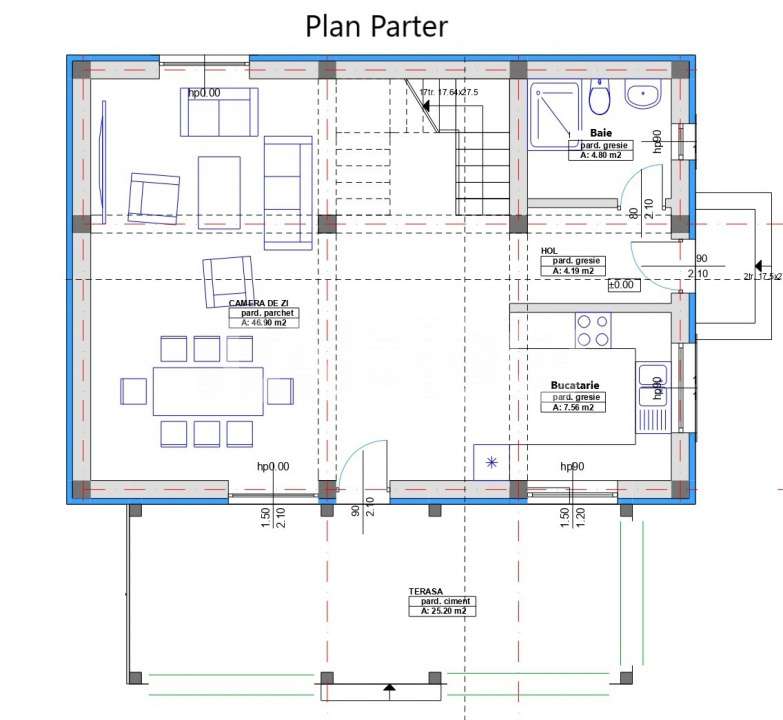 Casa individuala de vanzare cu 4 camere decomandate in Selimbar - Imagine principală: 2/4