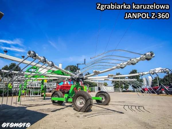 PROMOCJA NOWA Zgrabiarka karuzelowa wirnikowa 3,5m 4,2m tandem Metal-Technik JAN - 7