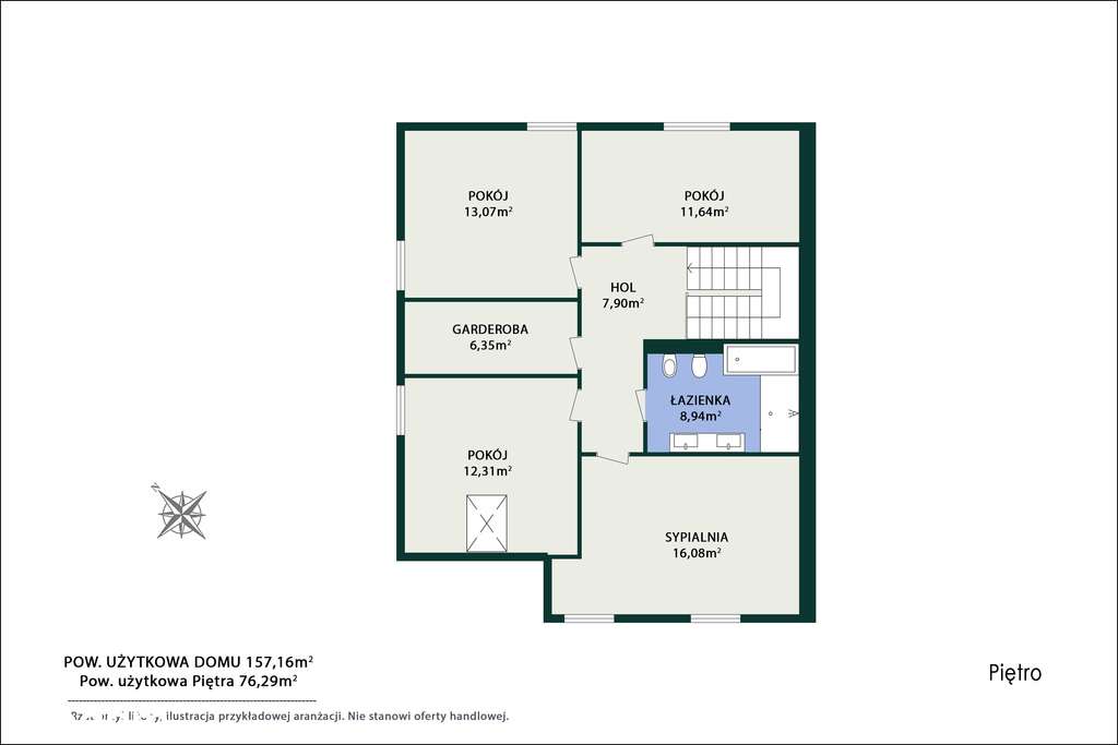 Nowy Bliźniak 157 m² z Dużym Ogrodem-9