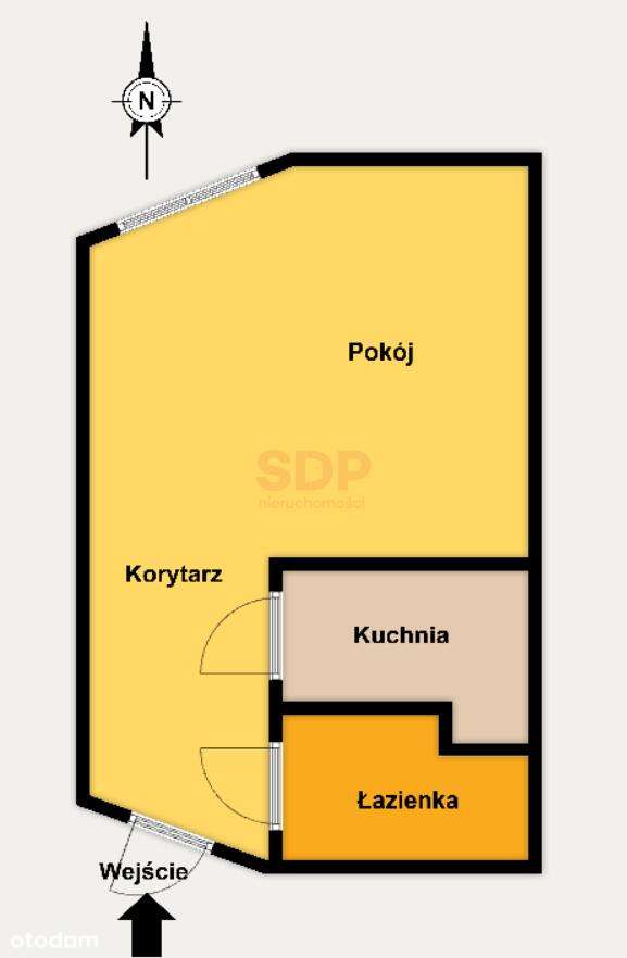 Kawalerka w centrum do własnej aranżacji - Pełny obrazek: 5/6