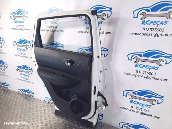 PORTA TRASEIRA TRÁS ESQUERDA NISSAN QASHQAI J10 H2101JD0MC QASHQAI +2 FECHO ELEVADOR MOTOR PUXADOR VIDRO - 12