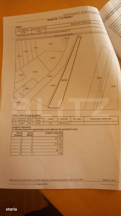 Teren Extravilan de vanzare in Garbova !!! COMISION 0% !!! - Imagine principală: 2/3