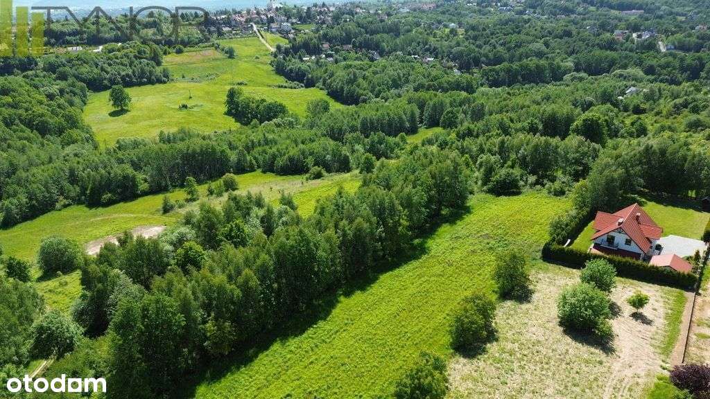 Rzeszotary centrum g. Świątniki Górne działka budowlana 74 ar widokowa-0