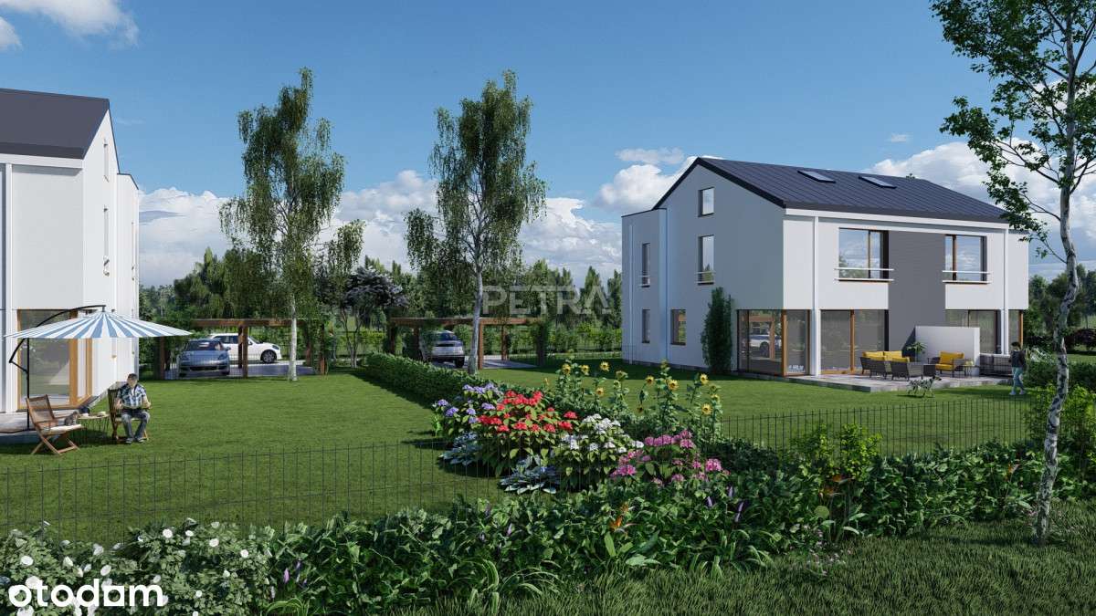 Blliźniak blisko Leszna, 5 pokoi, działka 616 m2-3