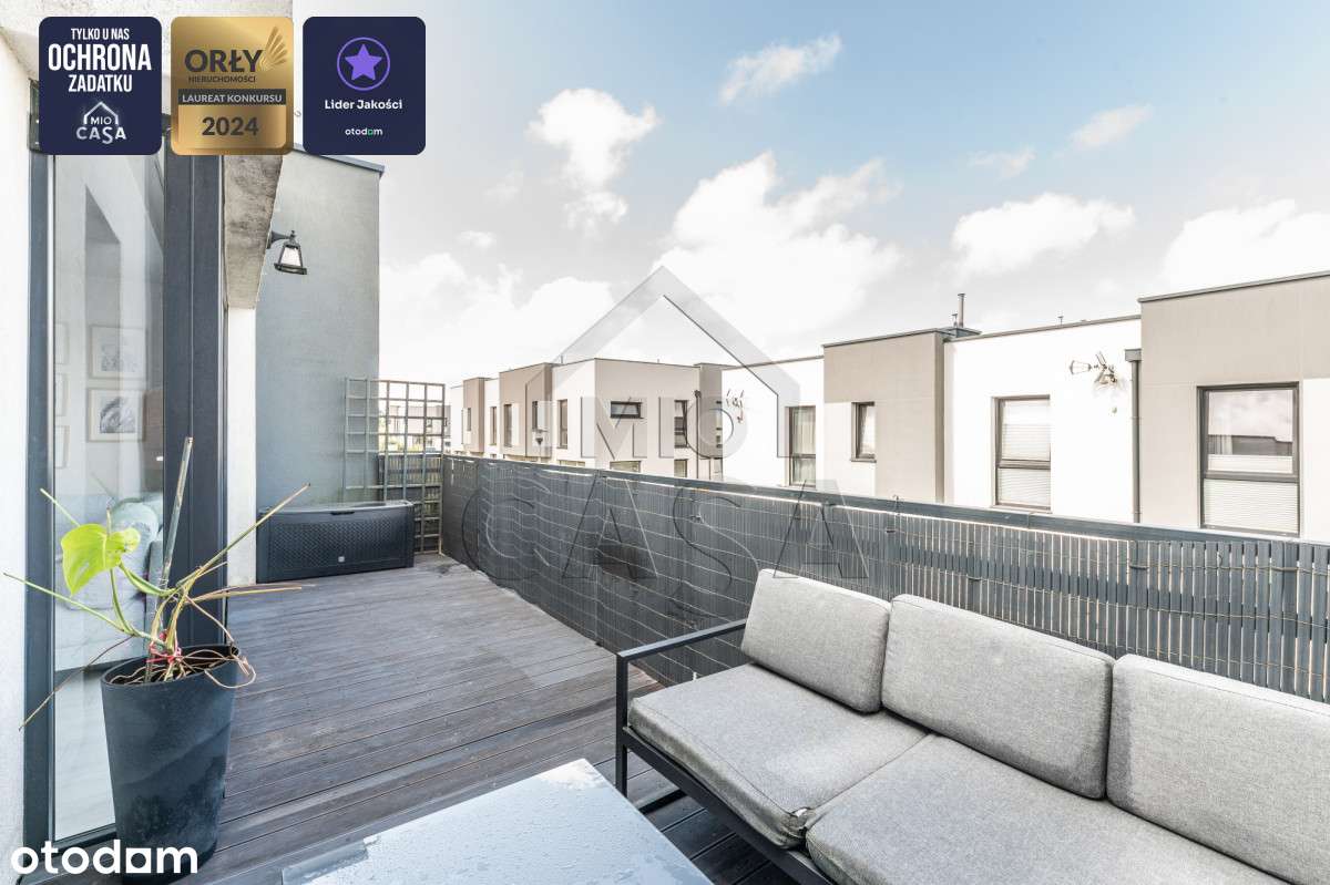 Urocze M4 z Dużym Tarasem i Prywatnym Parkingiem-14