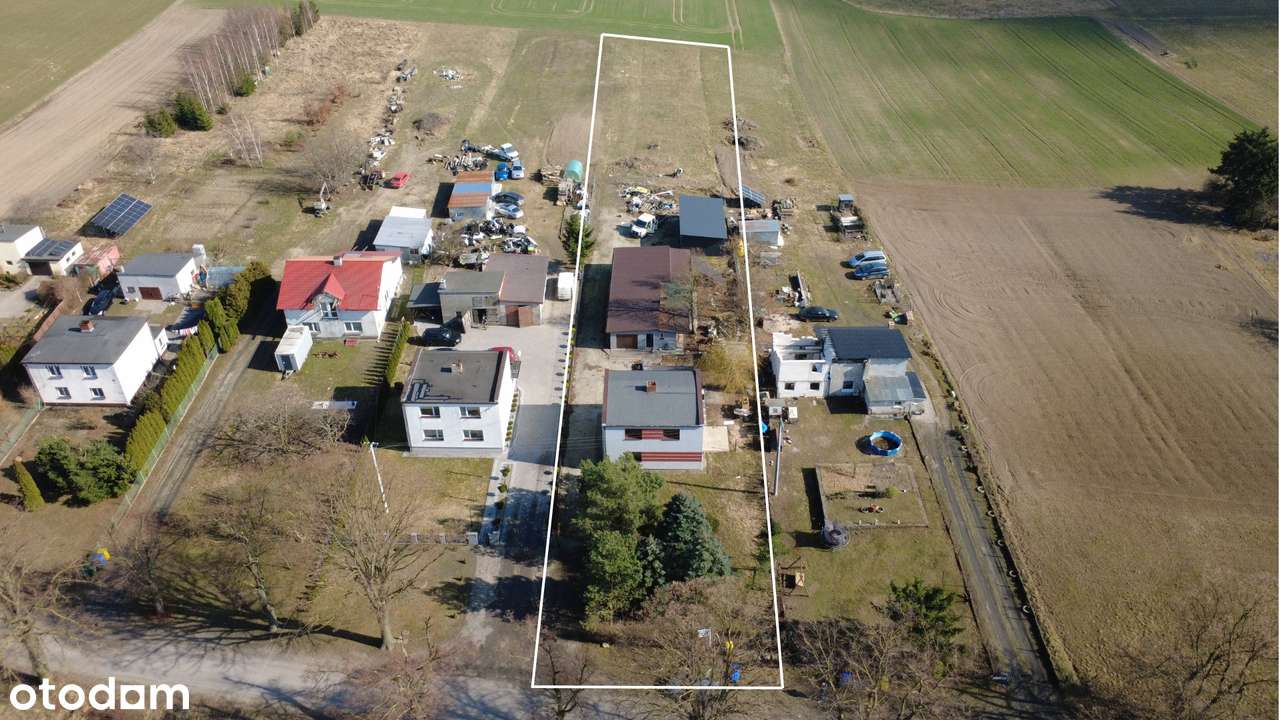 Dom i Budynek Gospodarczy+ Nowa wiata stalowa – tylko 700 m od Jeziora - Pełny obrazek: 2/13
