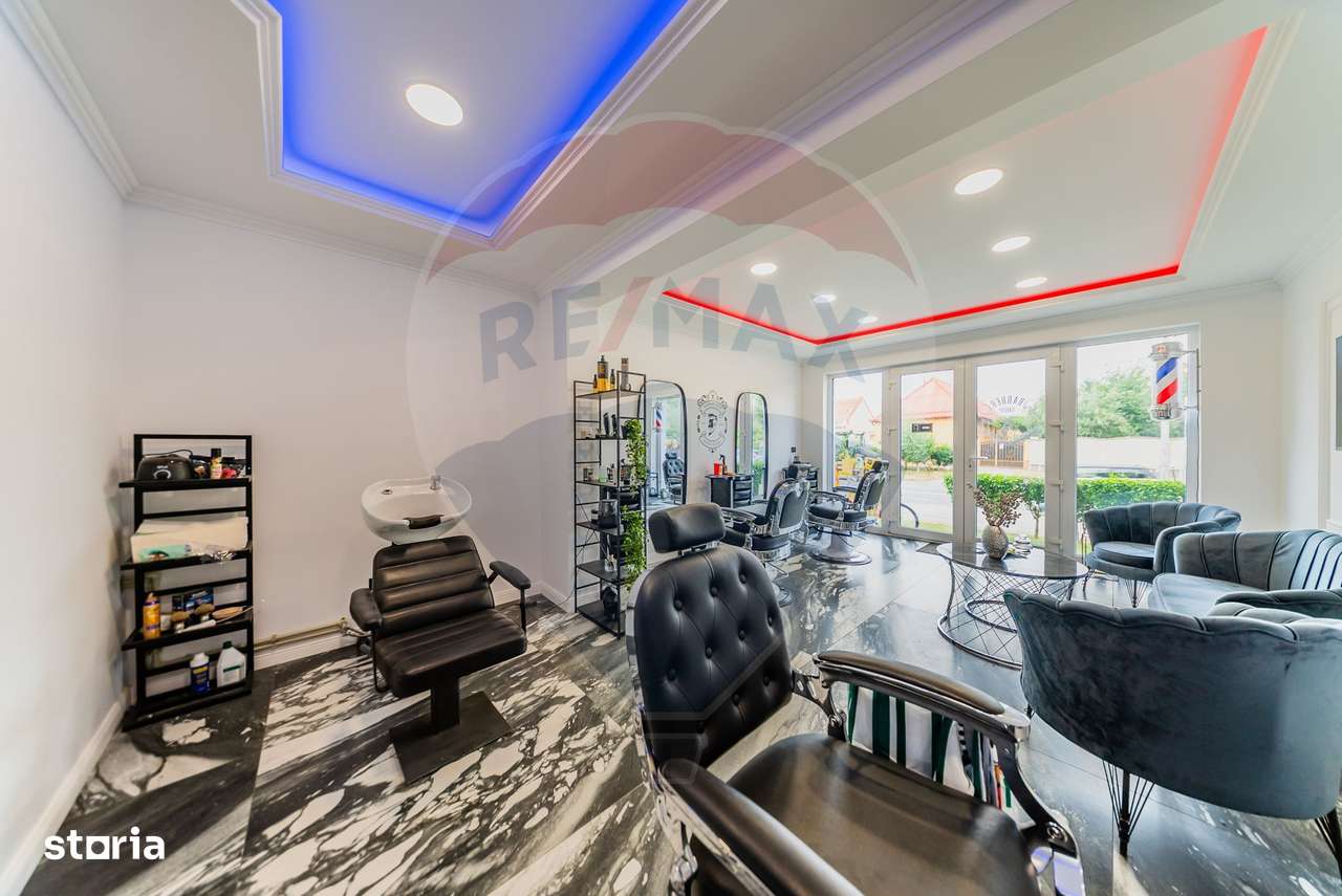 Spațiu barber shop complet echipat de închiriat – Micalaca - Imagine principală: 1/15