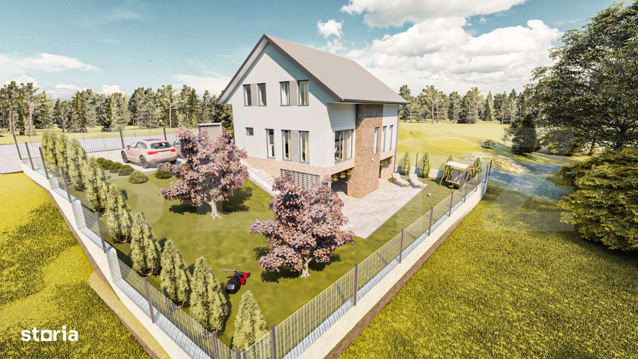 Casa Premium Individuala – Chinteni, 215 mp utili, teren 500 mp – - Imagine principală: 1/11