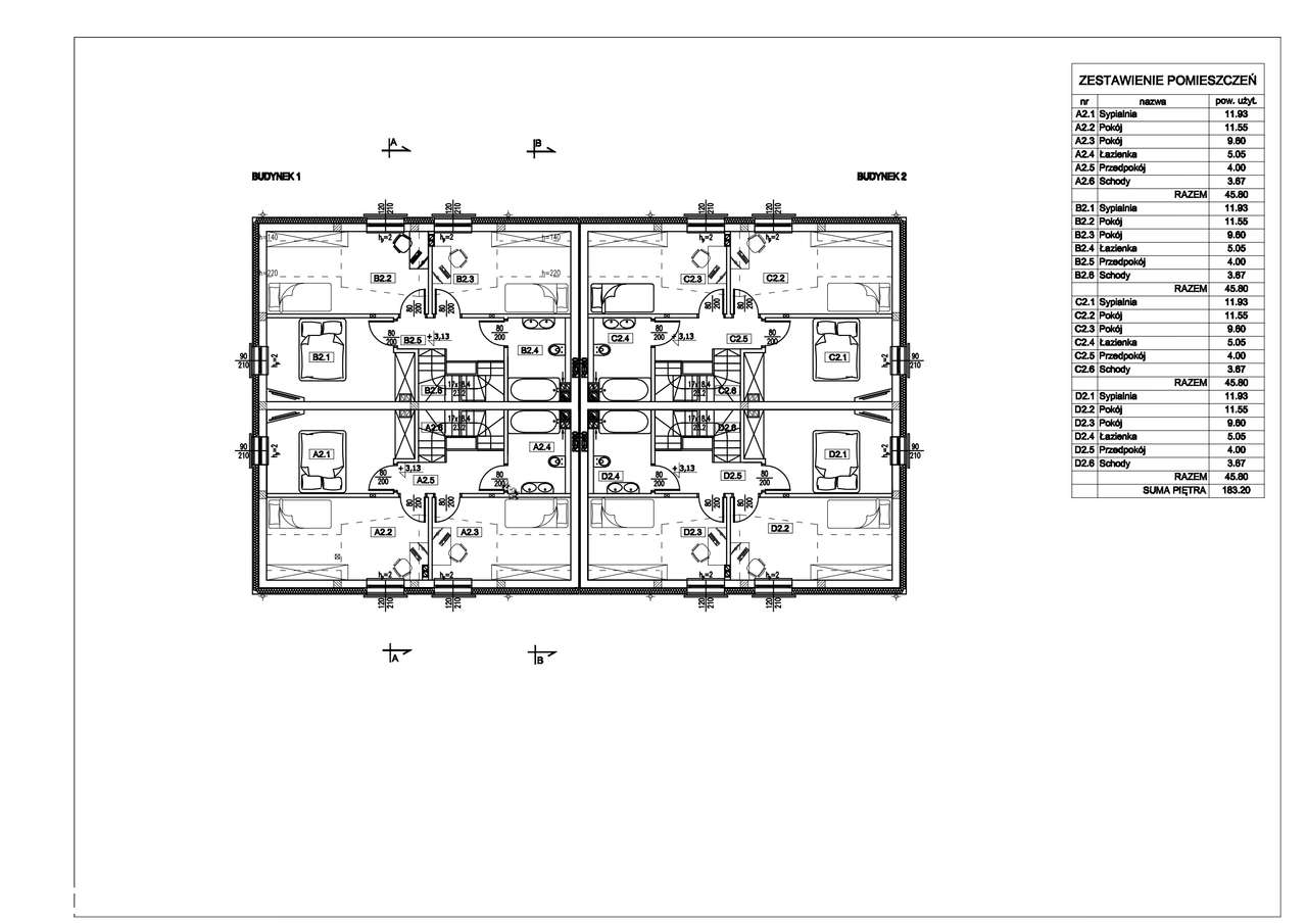 DOM 127 m2 / 4 POKOJE  2 ŁAZIENKI / OGRÓD 74-9