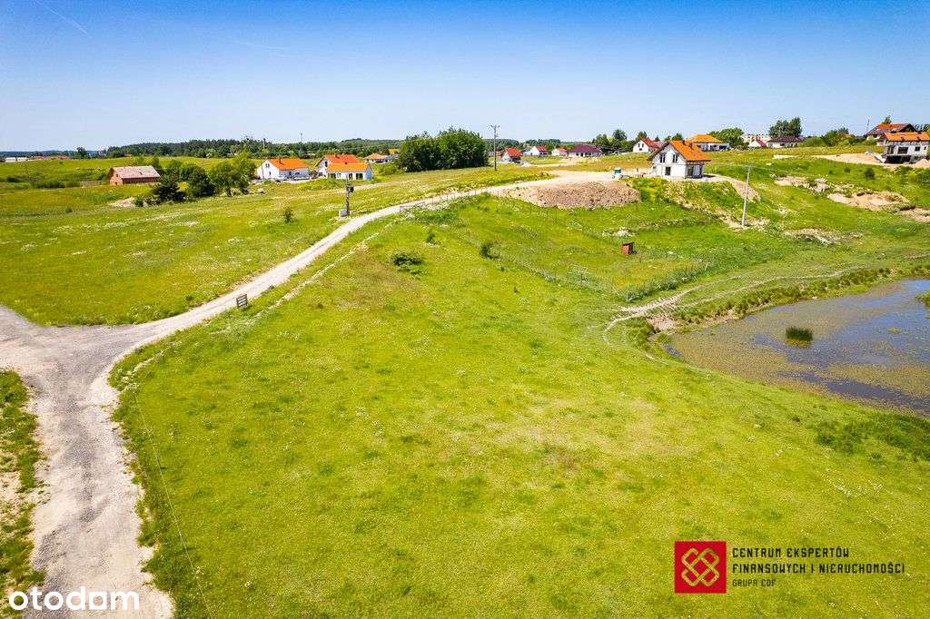 Jonkowo – działka budowlana 1022 m² + staw-8