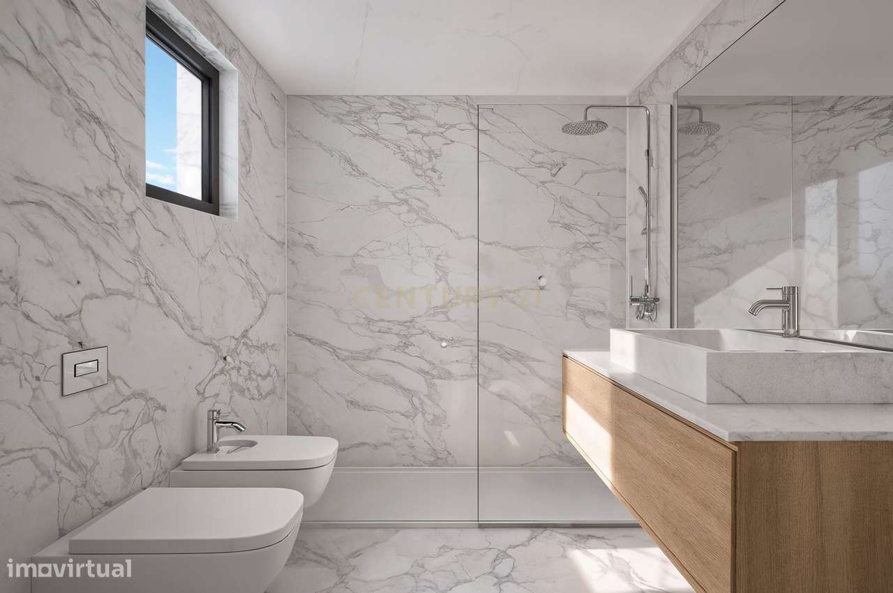 Moradia nova geminada em construção na Maçã em Sesimbra.-10