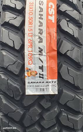 31x10.50 R15 CST, Sahara M/T ll 109Q 6PR, Off Road MT M+S 31 10.5 15 - 2