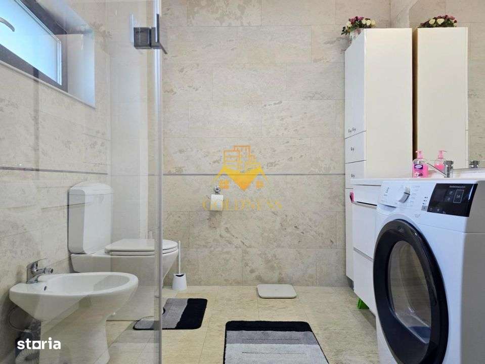 Casă modernă de vânzare, curte, 6 camere, parcare, Zona Vivo, Florești-14
