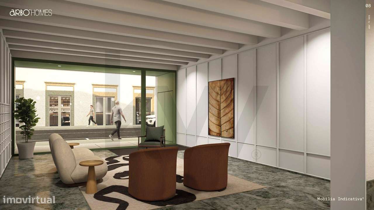 Apartamento T0 Design com Jardim e Piscina no Porto - Grande imagem: 4/15