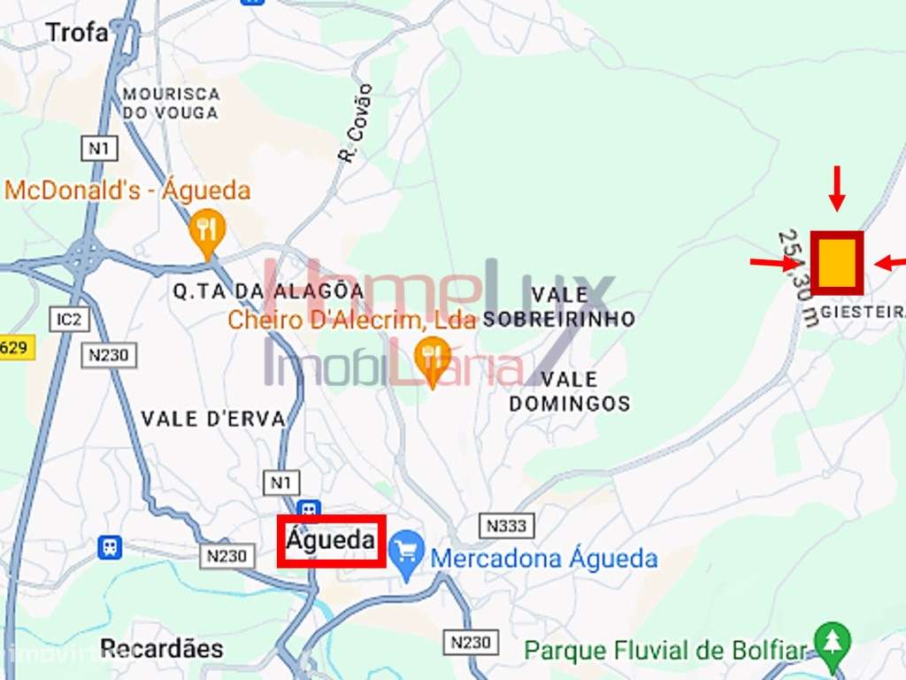 Terreno em Águeda p/ construção de Moradia - Grande imagem: 3/25