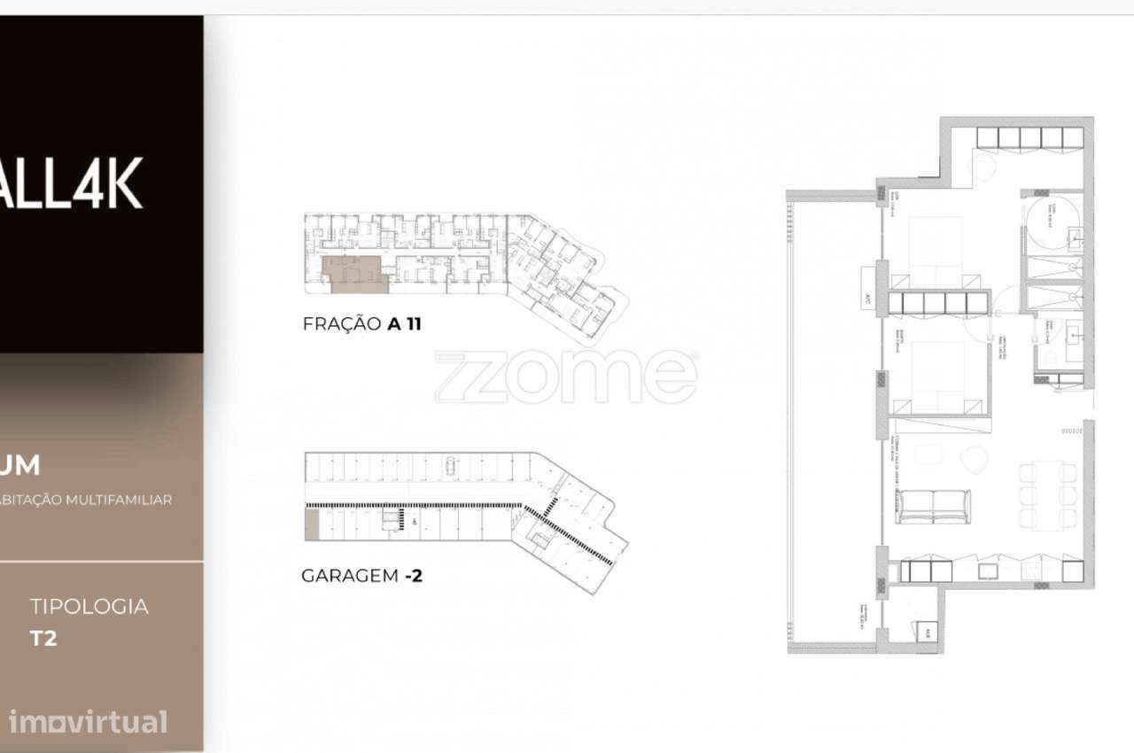 Apartamento T2 em construção em Oliveira do Douro, Vila Nova de Gaia - Grande imagem: 4/15