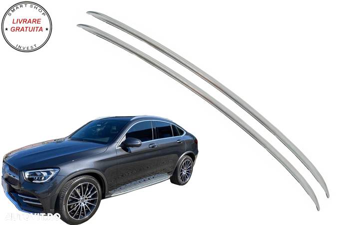 Bari Decorative Longitudinale Plafon Mercedes GLC Coupe C253 (2015-2019) Aluminium- livrare gratuita - 8