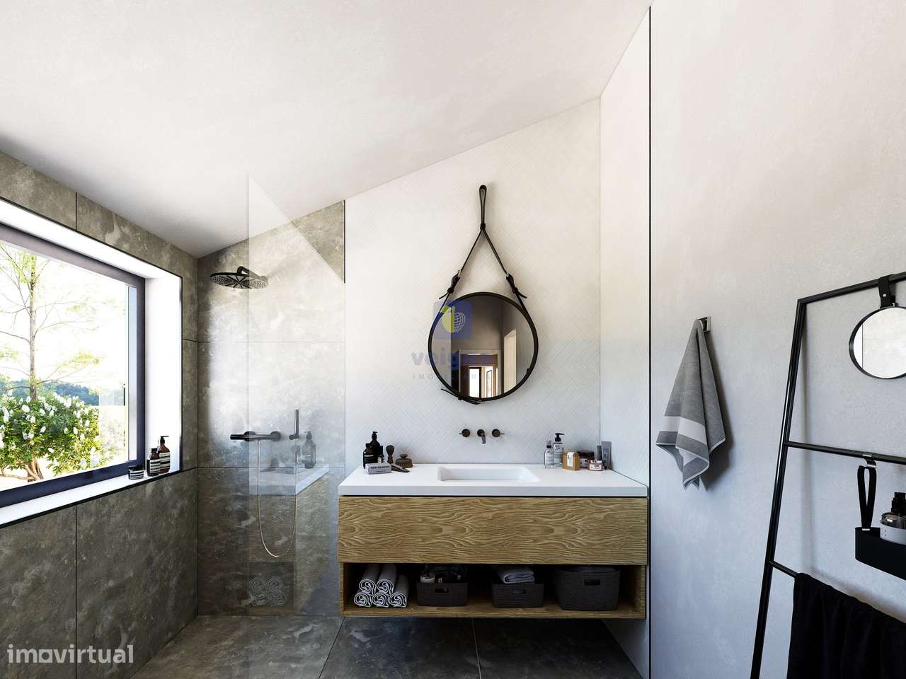 Moradia T4 Nova em Bairro Senhora da Luz, com Piscinae e Cave para Gar - Grande imagem: 2/8