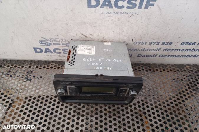 Radio cd Volkswagen VW Golf 5  [din 2003 pana  2009] seria Hatchback 5-usi 1.6 MT (102 hp) - 1