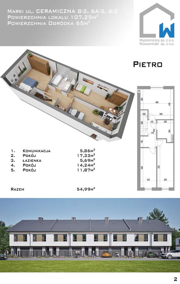 Środkowy segment 107,25m2 z garażem - Pełny obrazek: 5/14