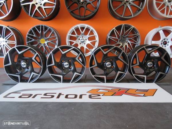 Jantes Look Ford Fiesta ST 15 x 6.5 et 40 4x108 Preto Matte - 2