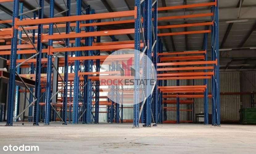 Magazyn do wynajęcia z regałami od marca