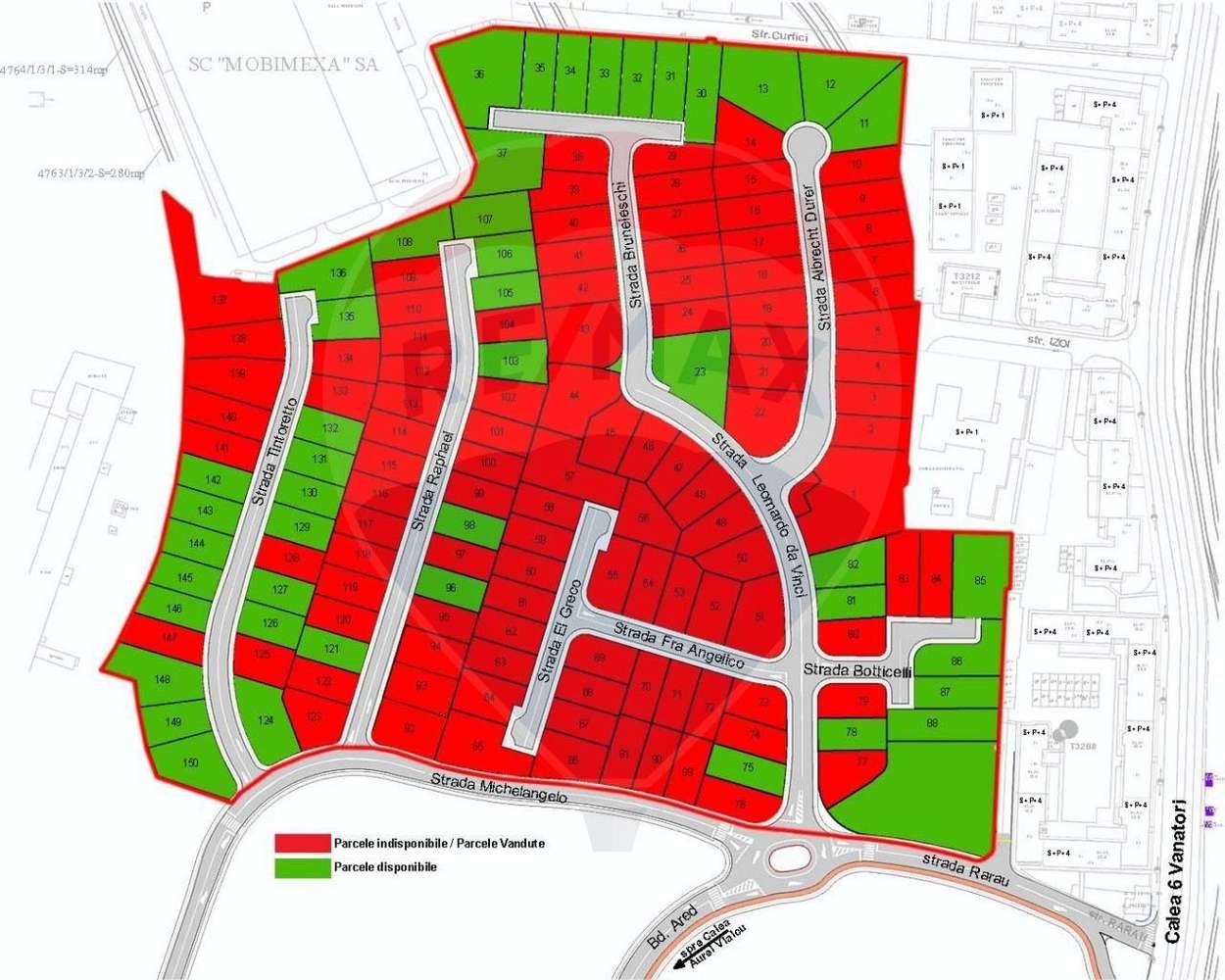 Teren de vânzare pe colț, cu deschidere dublă – 40 m front stradal - Imagine principală: 5/8