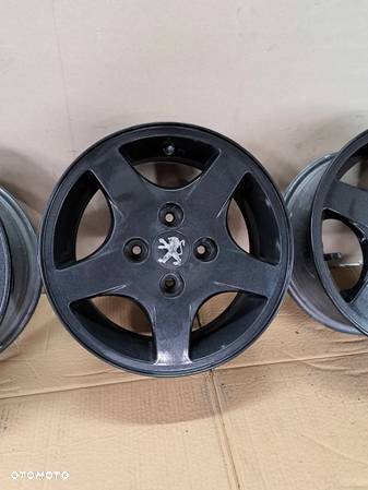 Alufelgi Peugeot Citroen 14 cali 4x108 Oryginalne Czarne - 3