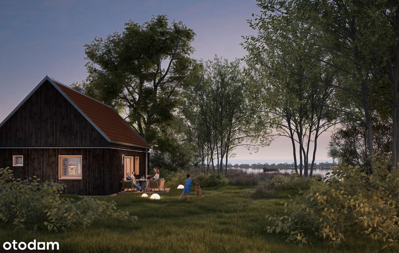 DOM M1 - 60m2 - w części wykończony - nad jeziorem Rydzówka - Pełny obrazek: 3/17