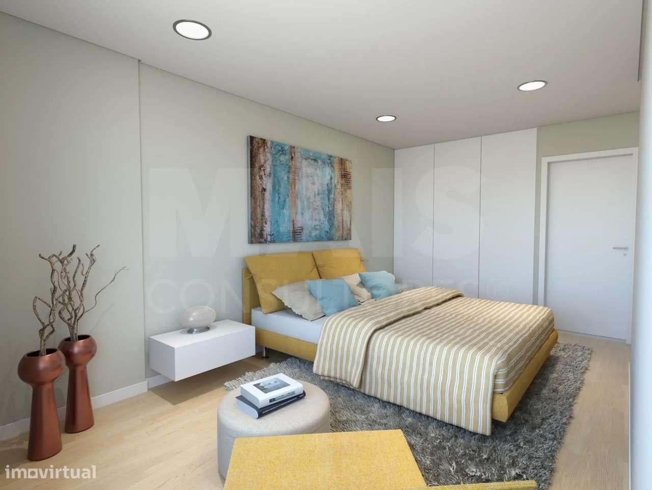 Apartamento T3+ 1 com garagem box , terraço e varanda. - Grande imagem: 2/9