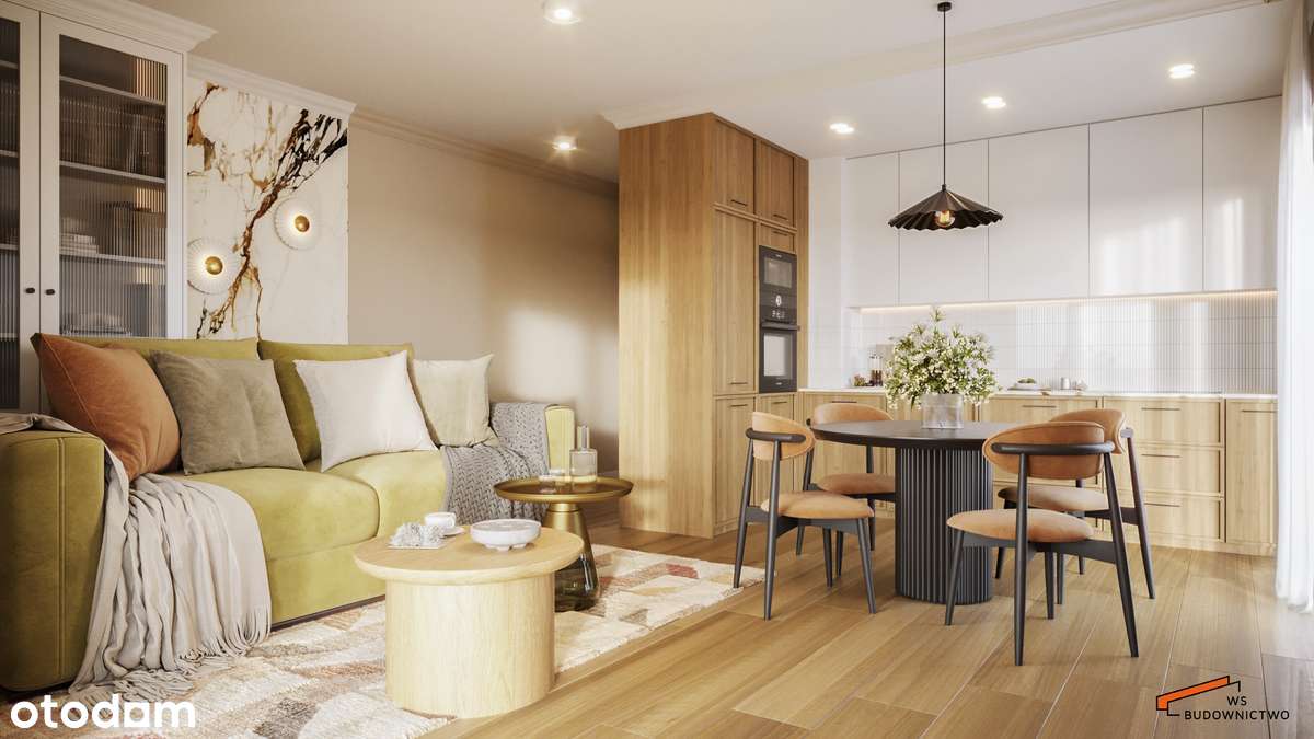 Nowoczesne 2 pokojowe mieszkanie z dwoma dużymi tarasami - 44,95 m2-9