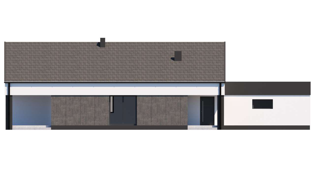 Wolnostojący, parterowy dom  144 m2. z garaż x 2, Wilkowice k. Leszna - Pełny obrazek: 4/6