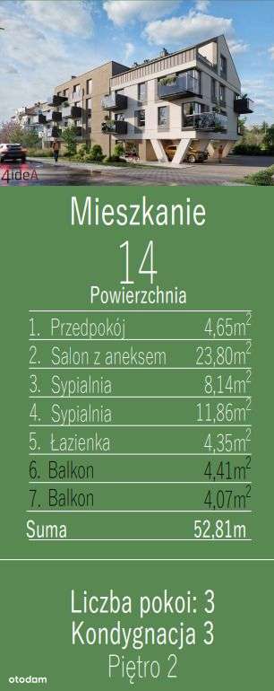 Nowe mieszkanie > 52,81 m2 > 3 pokoje-4
