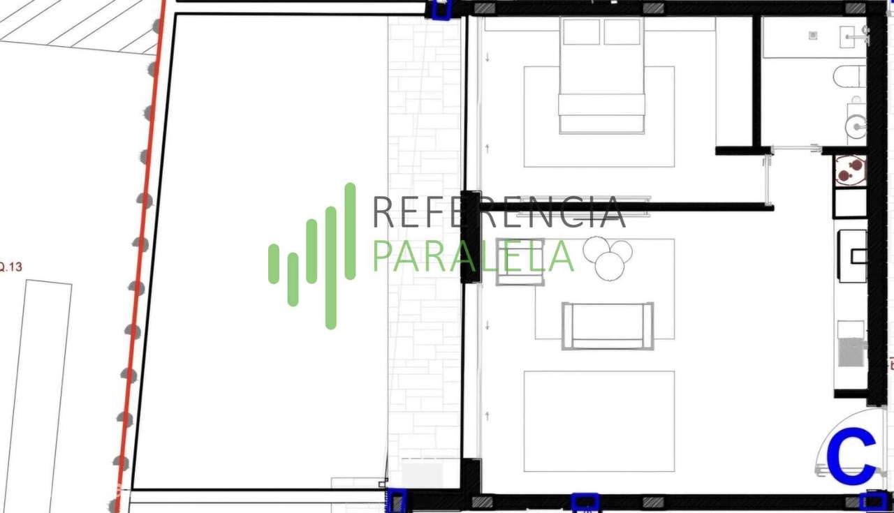 APARTAMENTO T1 COM JARDIM PRIVADO E GARAGEM-7