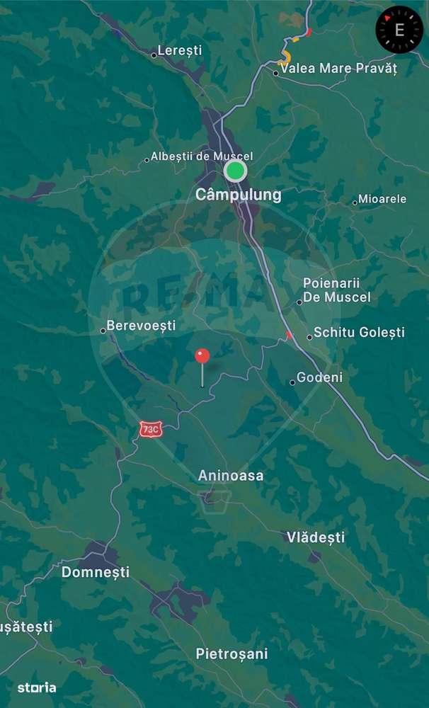 Oferta de Teren extravilan 8,043mp Berevoesti - Imagine principală: 1/4