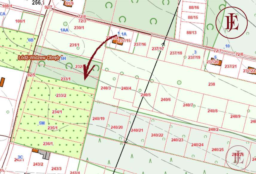 Łódź- Widzew, działka budowlana, WZ i projekt domu - Pełny obrazek: 2/12