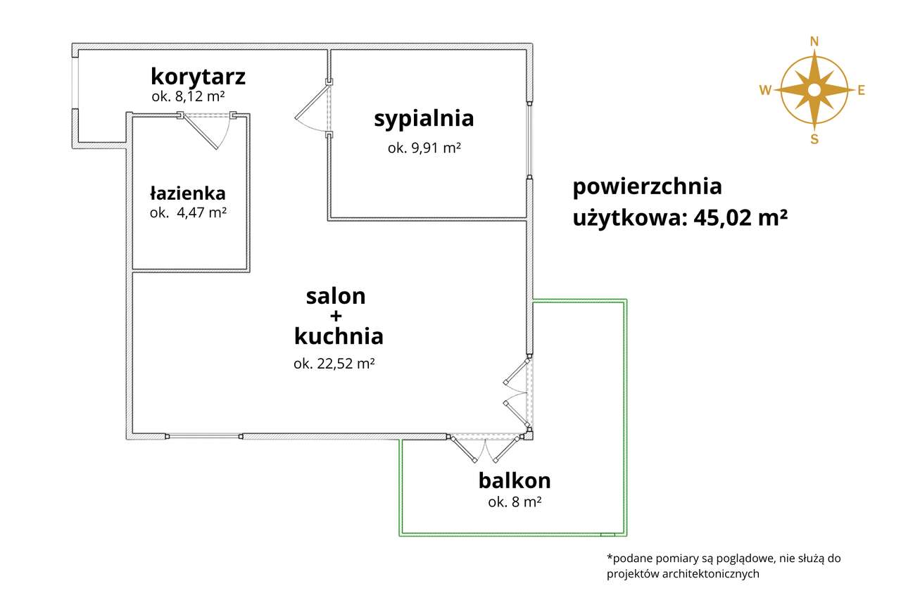 Zamieszkaj od razu! | 2 pok.| piwnica | duży balkon-18