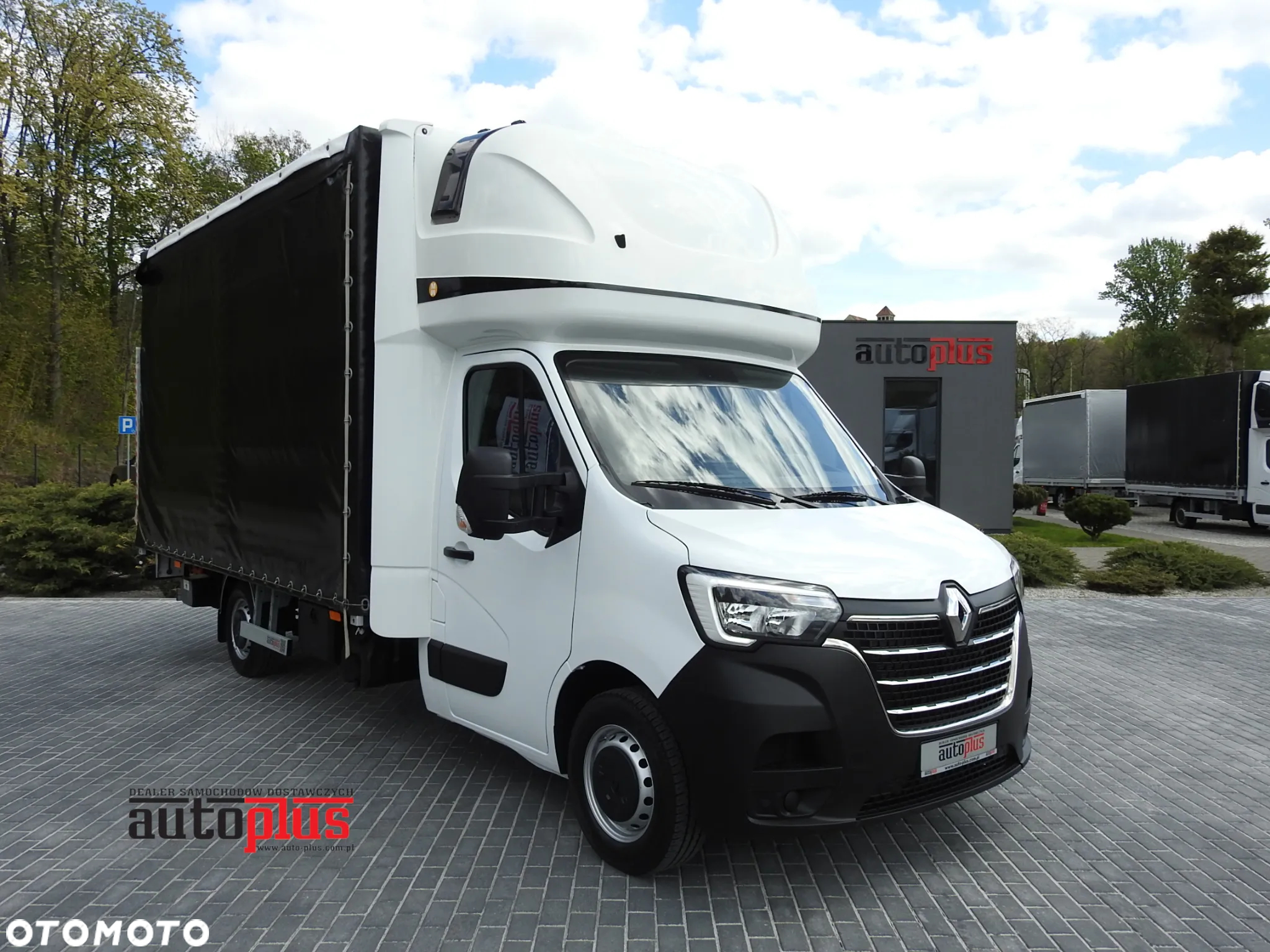 Renault MASTER PLANDEKA WINDA 10 PALET WEBASTO KLIMATYZACJA LEDY PNEUMATYKA 165KM [ 755360 ] - 2