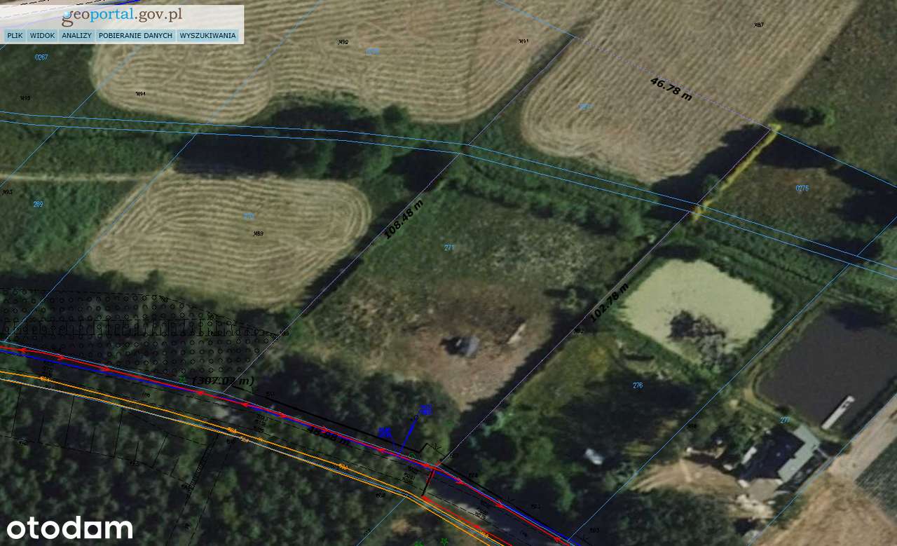 Działka przy lesie z WZ - 4500m2, uzbrojona - Pełny obrazek: 2/11