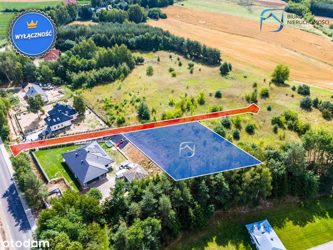 Kijany gm. Spiczyn - działka budowalana - Pełny obrazek: 4/8