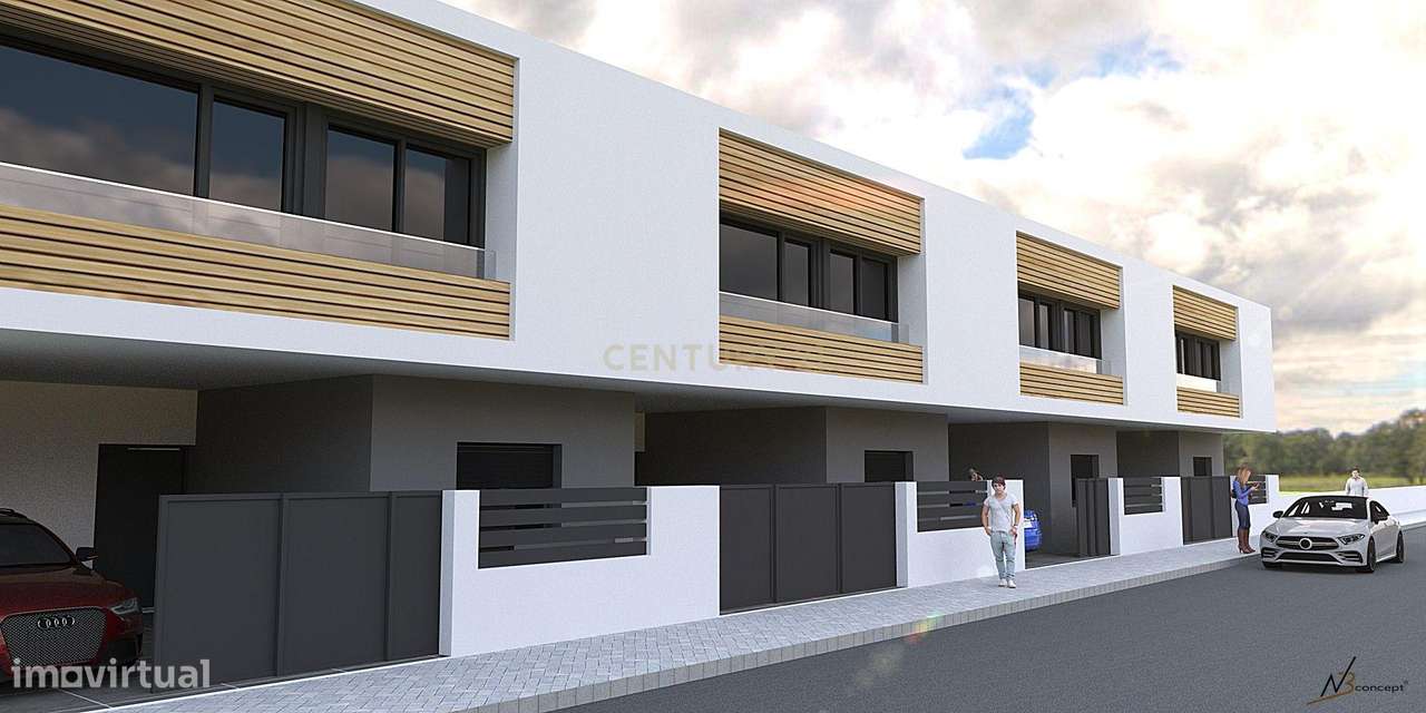 Moradia em banda T4 com Piscina  , zona Fernão Ferro - Grande imagem: 2/42