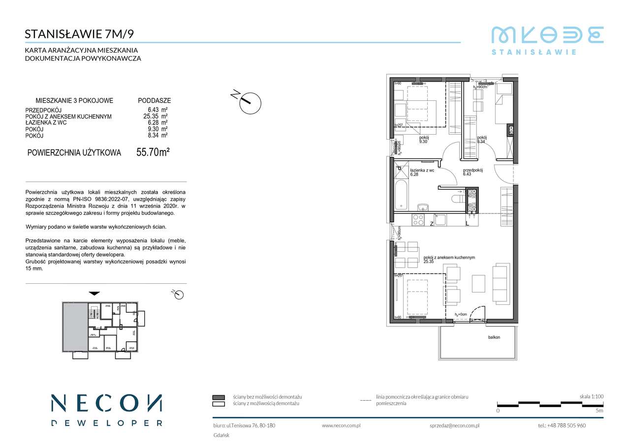 3-pokojowe GOTOWE DO ODBIORU Młode Stanisławie B12_9 - Pełny obrazek: 4/9