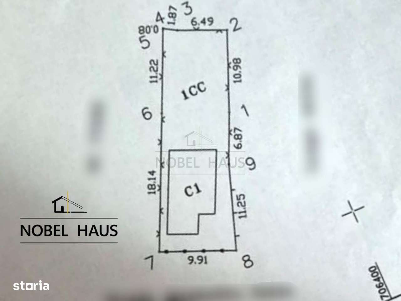 Casa si teren, central Barlad, str Al Sahia-5